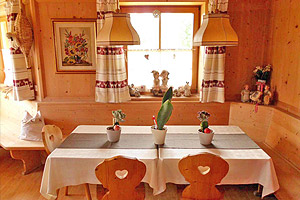 Frühstücksstube am Brunnerhof in Feldthurns